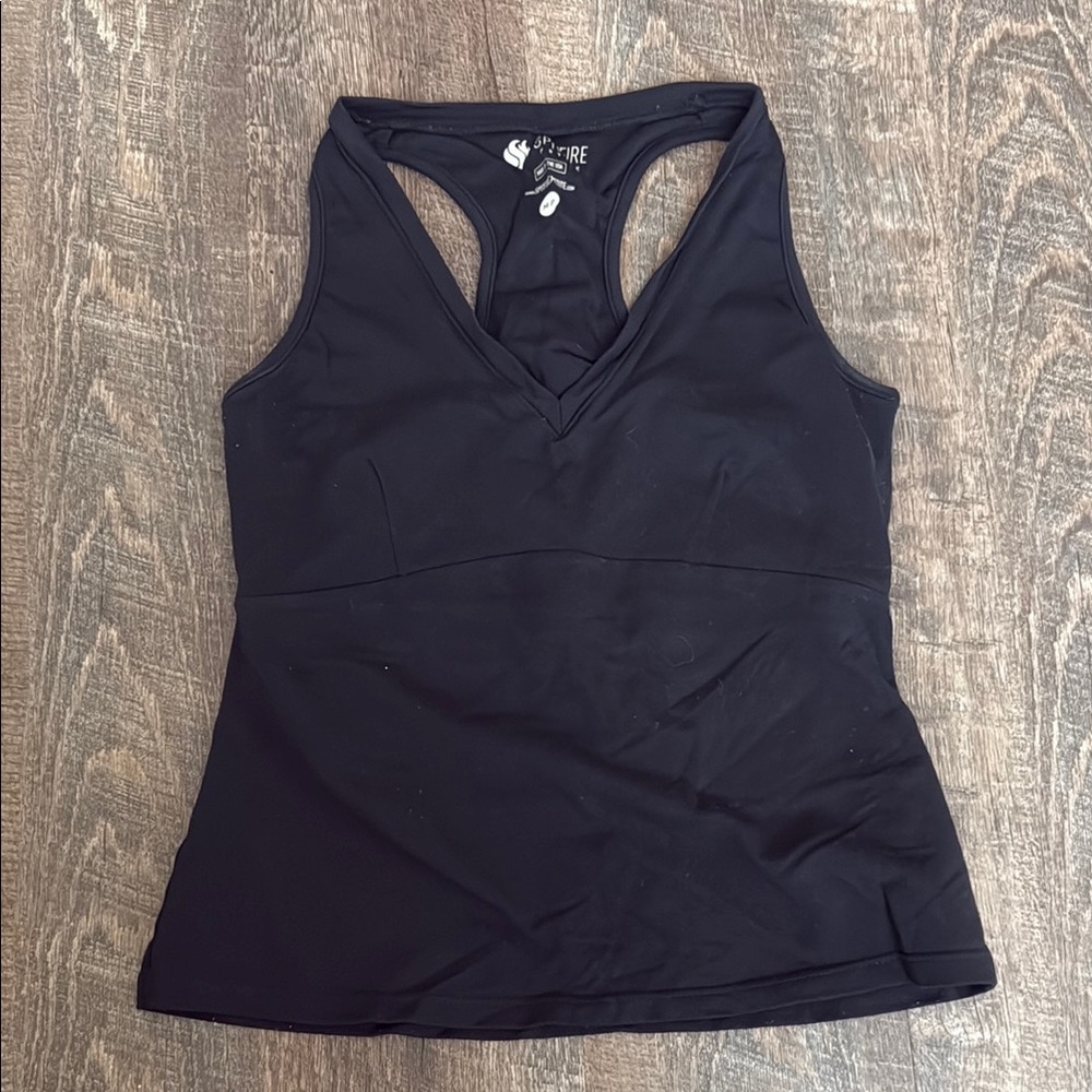 Black Athletic Tank Top